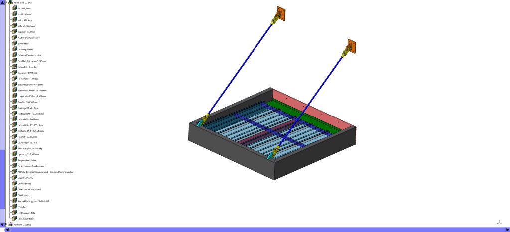 canopy parametric model