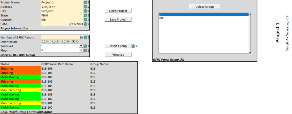 excel vba management tool